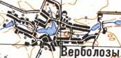 Topographic map of Verbolozy