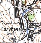 Topographic map of Golubeche