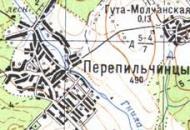 Topographic map of Perepilchyntsi