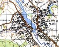 Топографічна карта Дашова