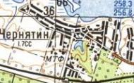 Топографічна карта Чернятиного