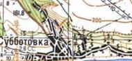 Топографическая карта Субботовки