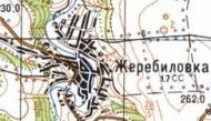 Topographic map of Zherebylivka