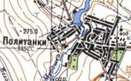 Topographic map of Politanky