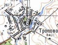 Topographic map of Tropove