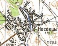 Топографічна карта Носівців
