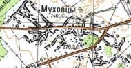 Топографічна карта Мухівців