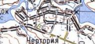 Топографічна карта Чортория