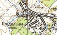 Topographic map of Stodultsi