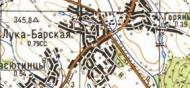 Топографічна карта Лука-Барської