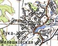 Топографическая карта Луки-Мелешковской