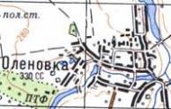 Topographic map of Olenivka