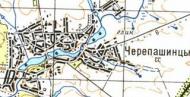 Топографічна карта Черепашинців