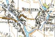 Топографічна карта Чернятиного