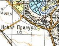 Topographic map of Nova Pryluka