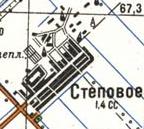 Topographic map of Stepove