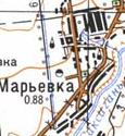 Topographic map of Maryivka