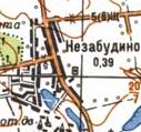 Топографічна карта Незабудиного