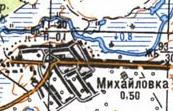 Topographic map of Mikhaylivka