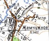 Topographic map of Zhemchuzhne
