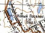 Topographic map of Novyy Posolok