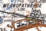 Topographic map of Melioratyvne