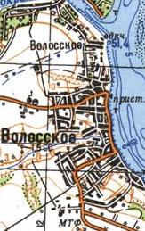Topographic map of Voloske