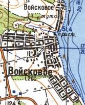 Topographic map of Viyskove