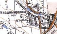 Topographic map of Volodymyrivka