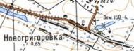 Topographic map of Novogrygorivka