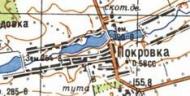 Топографічна карта Покровки