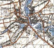 Topographic map of Krynychky