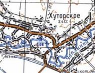 Topographic map of Khutirske