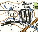 Топографічна карта Долей