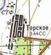Топографічна карта Торського