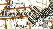 Топографічна карта Іллічівського