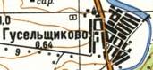 Топографічна карта Гусельщикового