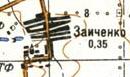 Топографічна карта Заїченка
