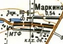 Топографічна карта Маркиного