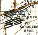 Топографічна карта Козацького