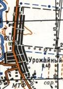 Topographic map of Urozhayne