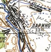 Топографічна карта Лариного