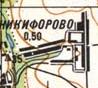 Топографічна карта Никифорового