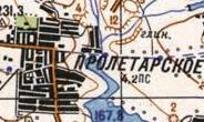 Топографічна карта Пролетарського