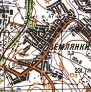 Topographic map of Zemlyanky
