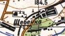 Topographic map of Schebenka