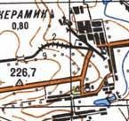 Топографічна карта Керамоку