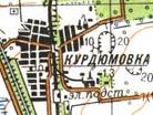Топографічна карта Курдюмівки