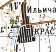 Топографічна карта Ілліча