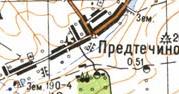 Topographic map of Predtechyne